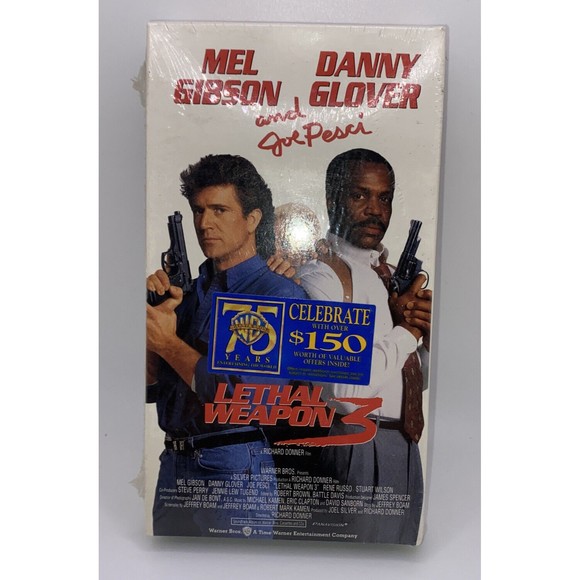 Warner Bros. Media Lethal Weapon 3 Sealed Vhs Warner Bros Watermark